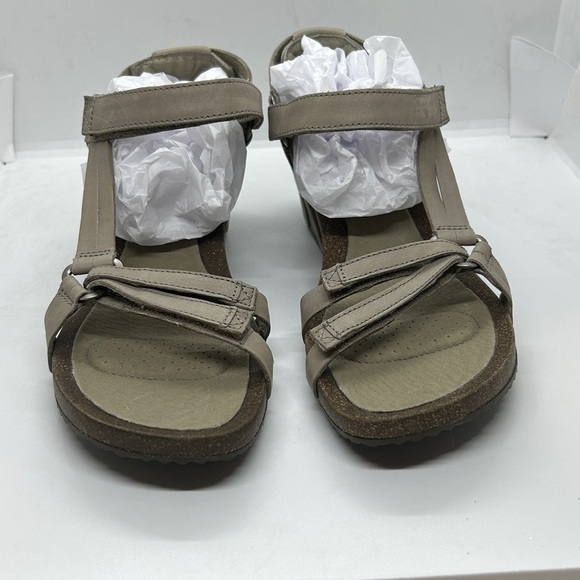Teva Ysidro Universal Wedge Taupe Sand Sandals SN 1015119 Women's Size 10 US - Picture 7 of 11